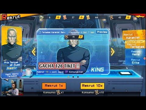 GACHA ALL IN 126 TICKET, 37 ELIT + 44 EPIC + 45 BLACK TIX ! COME TO ME CORE HERO - ONE PUNCH MAN