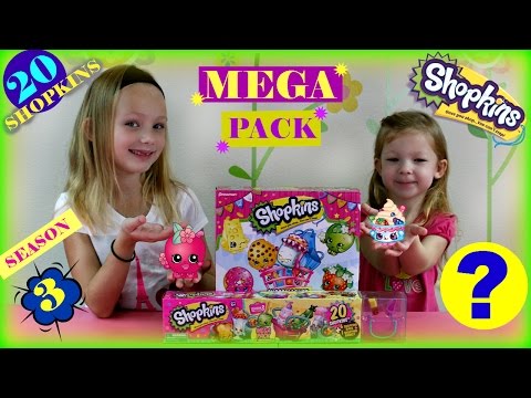 Shopkins Season 3 Mega Pack * Shopkins Supermarket Scramble Game Video