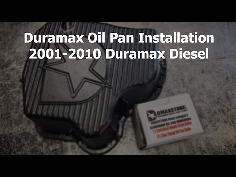 DmaxStore High Capacity Oil Pan Installation for 2001-2010 Duramax