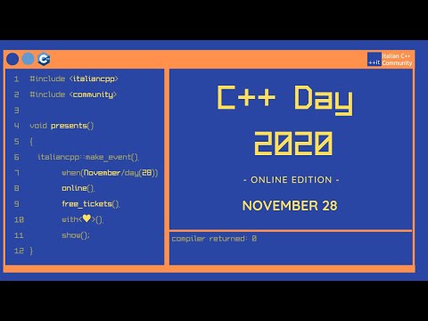 [CppDay20] WebAssembly: an overview (Lorenzo Veneri)