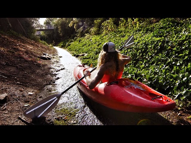 Urban Kayaking with Torch Paddles | DEVINSUPERTRAMP