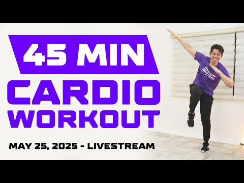 45 MIN CARDIO WORKOUT • Keoni Tamayo • Livestream Replay • Workout #233