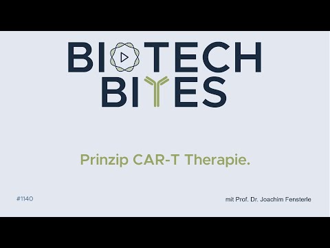 Biotech-Bites - Prinzip CAR-T Immuntherapie.