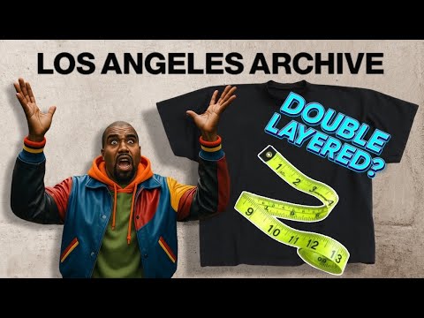UNRELEASED YEEZY SHIRT? Los Angeles Archive SEAMLESS DELUXE TEE UNBOXING + Complete SIZING GUIDE