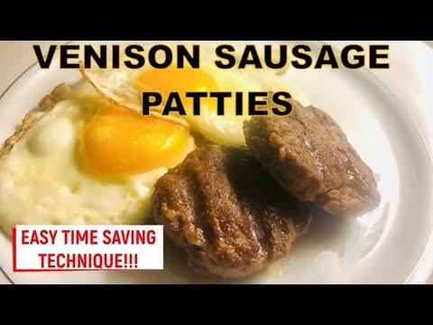 Venison Breakfast Sausage Patties