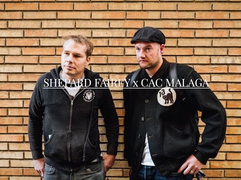 Spraying Bricks - SHEPARD FAIREY (OBEY) x CAC MALAGA