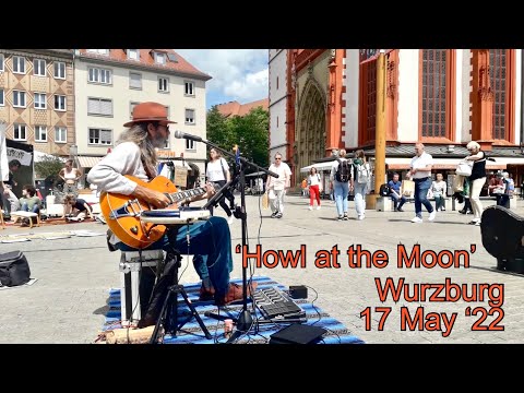 Busking at the Klimacamp in Würzburg - ‘Howl at the Moon’