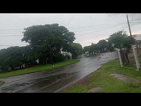Olha como chove 🌧️aqui em Cianorte Paraná,lindas paisagens e chuva😱🌧️