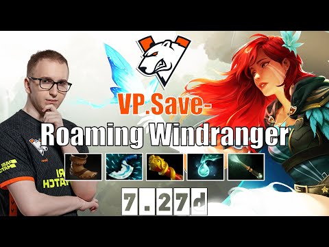 Windranger | VP.Save- | Roaming/Soft Support Windranger | 7.27d Gameplay Highlights