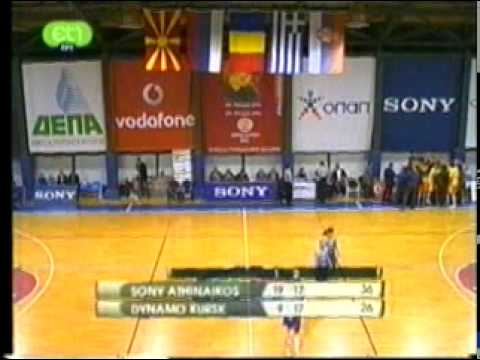Athinaikos-Dynamo Kursk 60-55 EIKONES APO THN KERKIDA