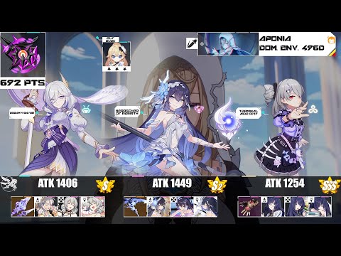 HI3rd ► Nirvana 496D  - Aponia (DOM) 692 Pts : DW (S0) | HoRB (S2) | TA (SSS) | 3* ELF Dudu