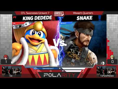 CFL Smackdown Ultimate 212 - DiZ (King Dedede) vs TuPapaPerdido (Snake) - Winners Quarters