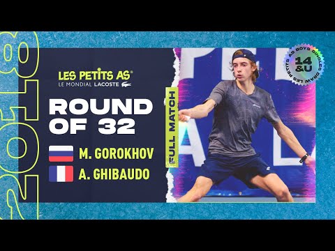 Les Petits As 2018 | Boys Round of 32 | Mikhail Gorokhov vs. Antoine Ghibaudo