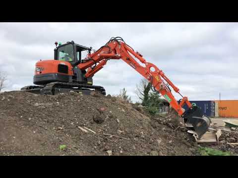 Glenearn plant new doosan dx85r excavator with tab boom