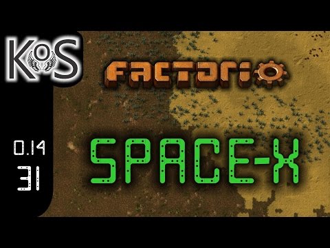 Factorio 0.14 Space-X Mod, Ep 31: Self Building Outpost - Let's Play, Gameplay