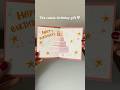DIY Birthday Gift Card Tutorial Cute And Easy Birthday Card Last Minute Bday Gift Diygift