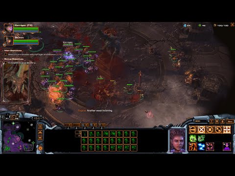 StarCraft 2 Kerrigan Covert Ops COOP Campaign Mission 6 - Flashpoint
