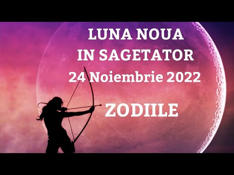 24 NOIEMBRIE 2022 - LUNA NOUA IN SAGETATOR SI ZODIILE - BERBEC - LEU