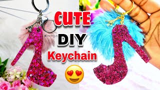 Valentine Special Keychain ❤️! Cute Gift Idea's! #diy #valentinesday #craft #video