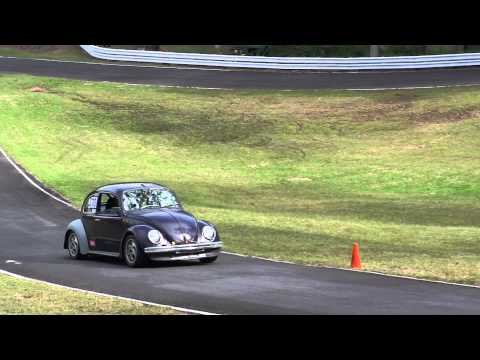 Dave Sidery in his 1916cc VW Beetle at Qld Hillclimb Championships 2nd June 2013
