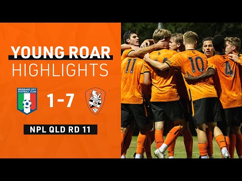 NPL QLD Men's Highlights | Brisbane City 1 - 7 Roar Youth | Rd 11