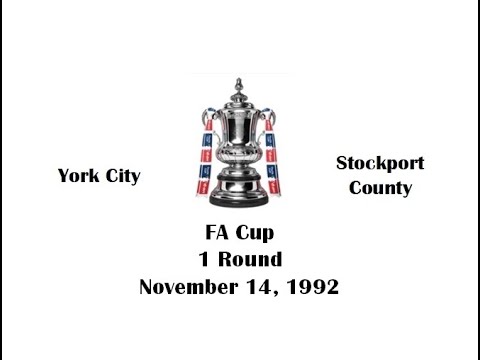 FA Cup 1992-1993. 1 Round. York City - Stockport County - 1:3. Highlights.