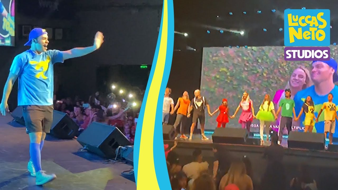 MOMENTOS DO SHOW DO LUCCAS NETO COM MÚSICAS