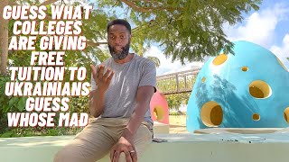 Black College offering free tuition to Ukrainians?  I’m done with the madness.