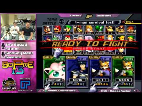BoPME 13 - Amida + Rainsford Quartermain vs. CunningKitsune + GooseFactor Losers Quarters