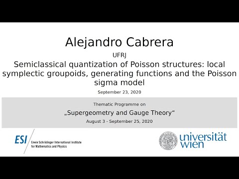 Alejandro Cabrera - Semiclassical quantization of Poisson structures