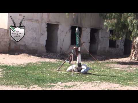 استهداف كتيبة سعد بن عبادة الخزرجي بقذائف الهاون مواقع قوات النظام في مدينة دمشق