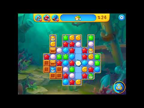 Fishdom level 6491 no boosters フィッシュダム ノーマル [Friend's]