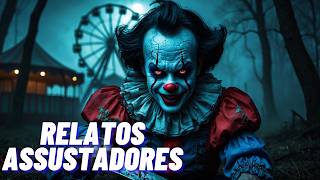 3 RELATOS ASSUSTADORES COM PALHAÇOS | Relatos Reais