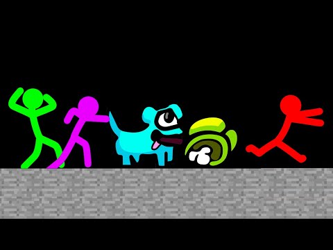 Stickman VS Minecraft: Dog Impostor - AVM Shorts Animation