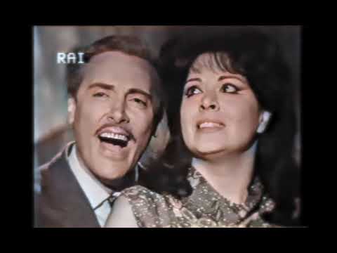 Mario Del Monaco & Gianna Galli Duetto - Rai 1967/68 (Una Voce In Vacanza) - Video a Colori