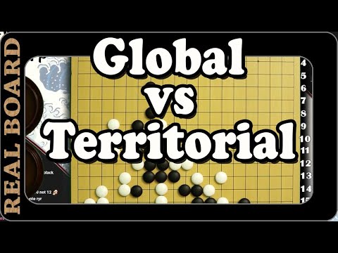 Shibano Toramaru's Global vs Territorial Play - Real Board Baduk Lecture