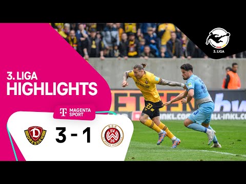Dynamo Dresden - SV Wehen Wiesbaden | Highlights 3. Liga 22/23