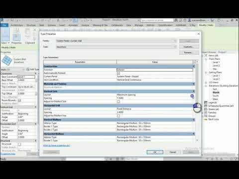 curtain walls in Revit By Esam Azzam