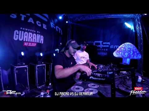 DJ Macro vs DJ Nemanja - Radio AS FM Stage (Exit Freedom 2018)