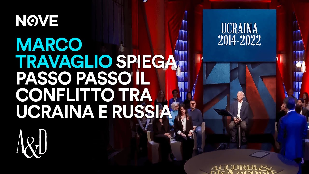 Marco Travaglio spiega passo passo il conflitto tra Ucraina e Russia | Accordi e Disaccordi