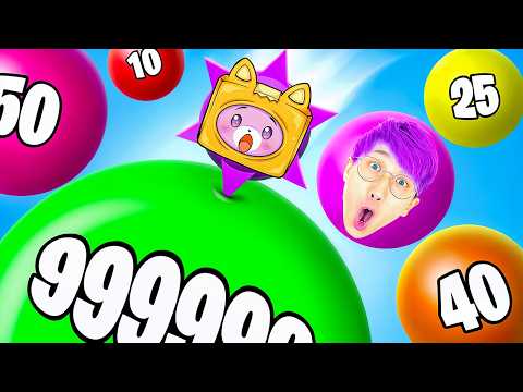 NOOB vs. PRO vs. HACKER in PUFF UP?! (SPECIAL NEW LANKYBOX VIDEO!)