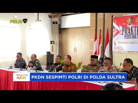 POLDA SULTRA TERIMA PKDN TUJUH PESERTA DIDIK SESPIMTI POLRI