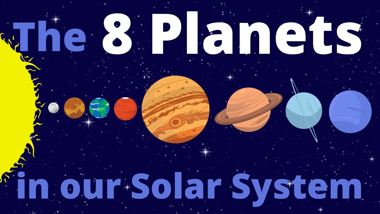 A guide through the 8 PLANETS in our Solar System