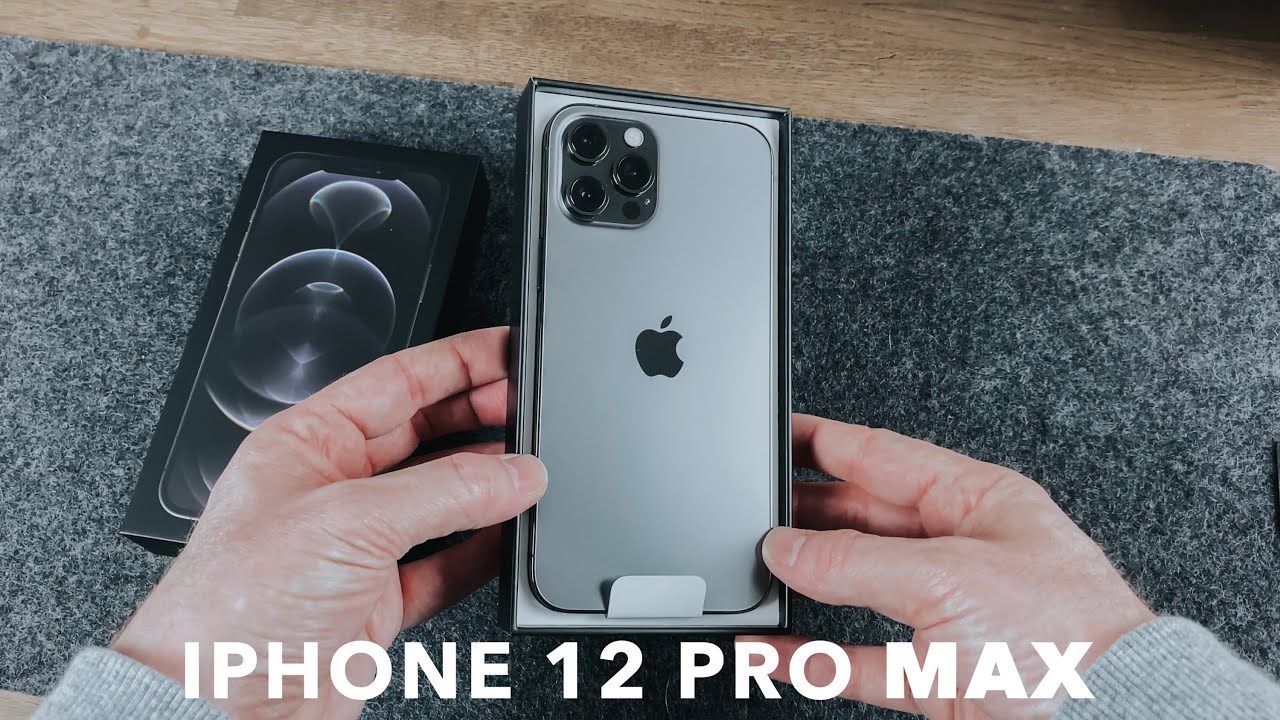 iPhone 12 Pro Max Graphite | Unboxing + First Impressions