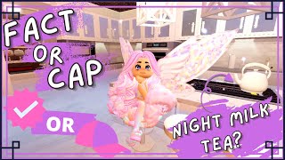 Fact or Cap: Royale High Night Milk Tea to Drain Energy // Roblox Myth Busters // Royale High Guide!