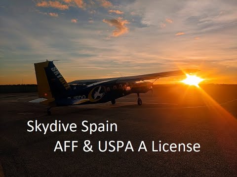 Skydiving Spain - AFF & USPA A License