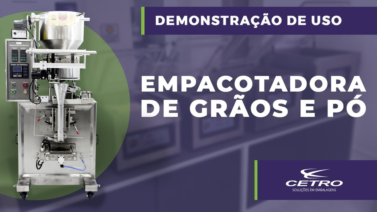 Empacotadora de Grãos e Pó - Cetro