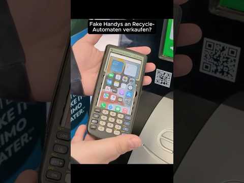 Wie viel bietet ein Recycle-Automat für ein Fake Handy?📱♻️ #Handy #recycling  #wissen