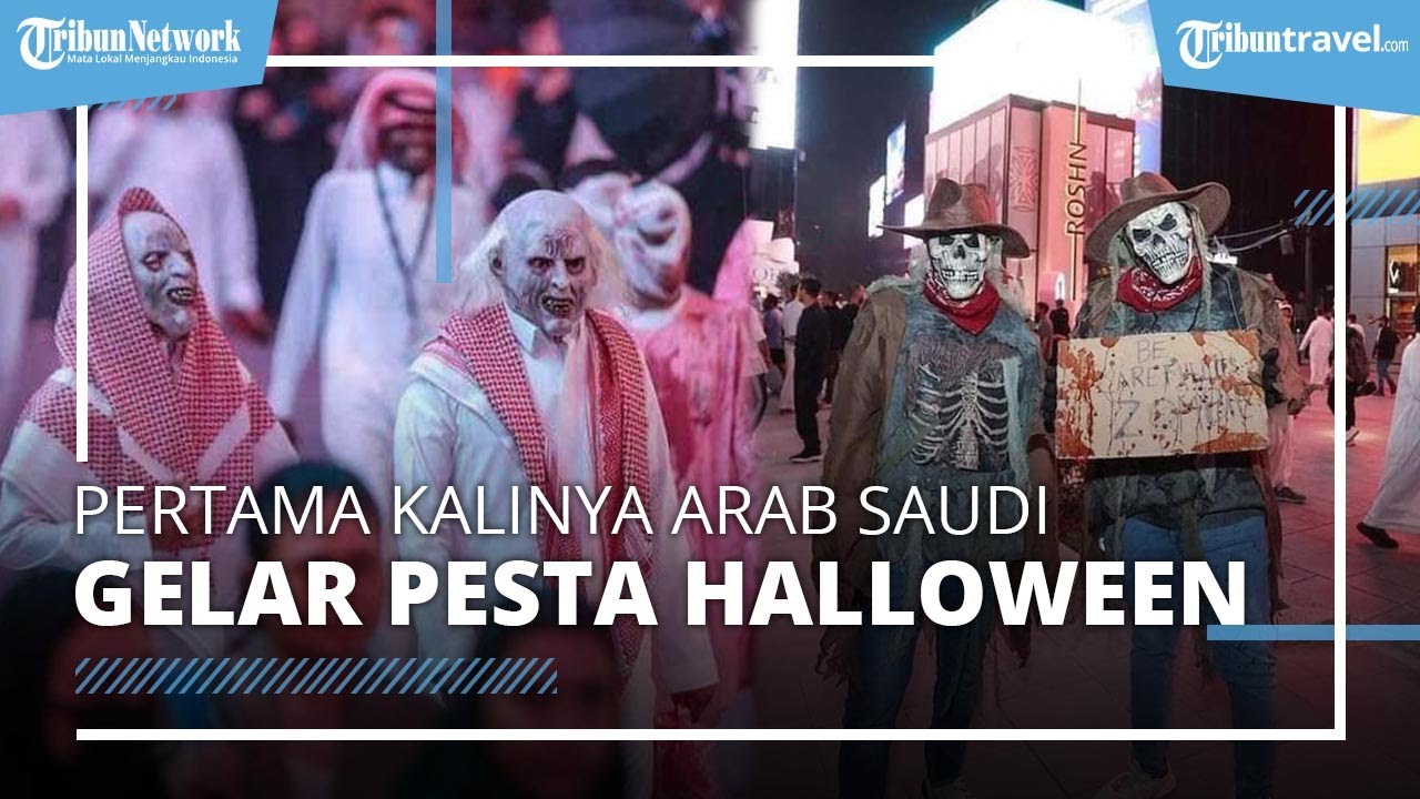 Pertama Kalinya Warga Arab Saudi Rayakan Halloween di Riyadh, Ramai
