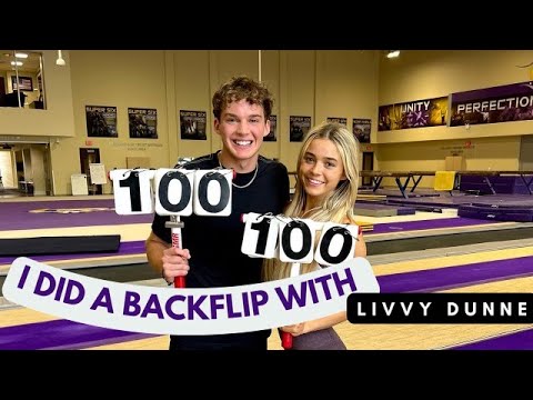 I Went to LSU to do a BACKFLIP with LIVVY DUNNE | Ep.2